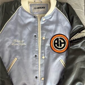 RHUIGI BY Rhude X ZARA VARSITY JACKET